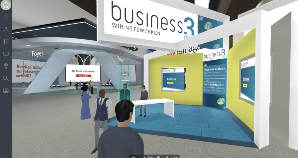Business3plus auf der virtuellen Messe vikima.ch